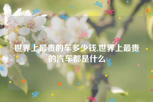 世界上最貴的車多少錢,世界上最貴的汽車都是什么 世界上最貴的車多少錢,世界上最貴的汽車都是什么